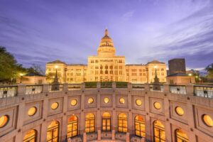 texas state capitol building smaller